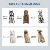 Large Elevated Dog Bowls with Storage Drawer Containing 11L Capacity, Raised Dog Bowl Stand Pet Food Bowl Dog Feeding Station, White